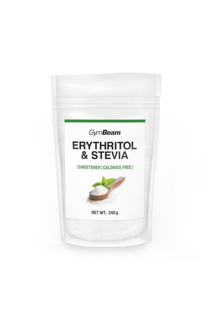 Îndulcitor Eritritol și Stevia, 240 g