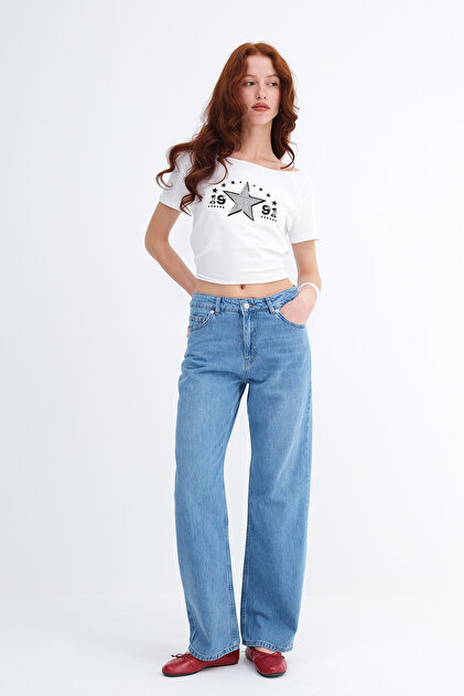 Addax Wide Leg Jean Pantolon PN10021 - Fiyatı, Yorumları