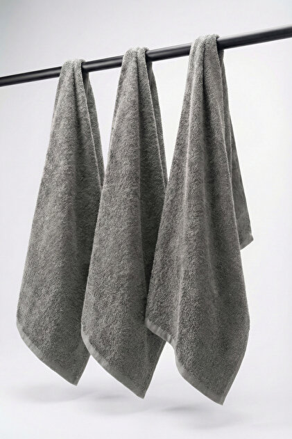 3-Pack 100% Cotton Gray Sports Athlete Towel Fitness Training Gym Golf Boxing Towel Sweat Absorbent 30X100
