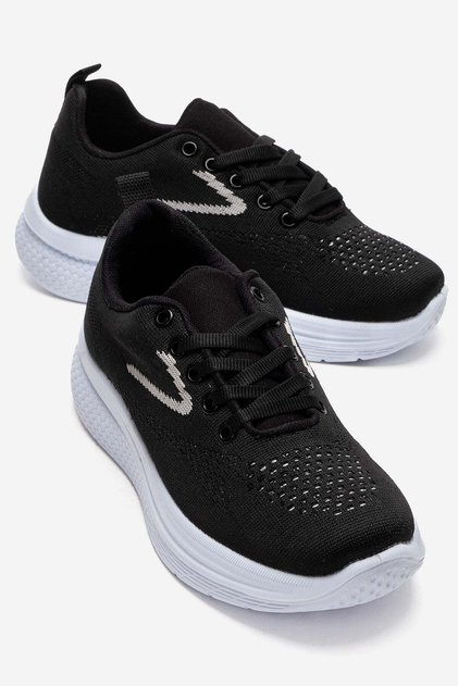 Sade Knitwear Women's Shoes Black White