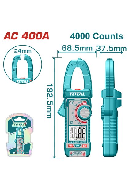 TMT762001 Dijital Pensampermetre - 200A AC Akım Ölçer NMS HIRDAVAT