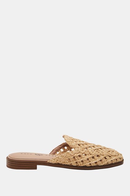 The Woven Kadın Naturel Hasır Terlik