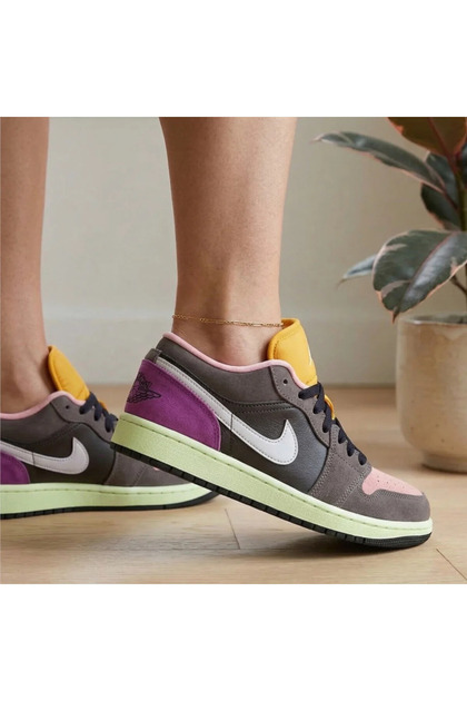 靴 Nike GS air jordan 1 low Nike Air Jordan 1 Low 'Tokyo Bio Hack' SE Gs Basketbol Ayakkabısı