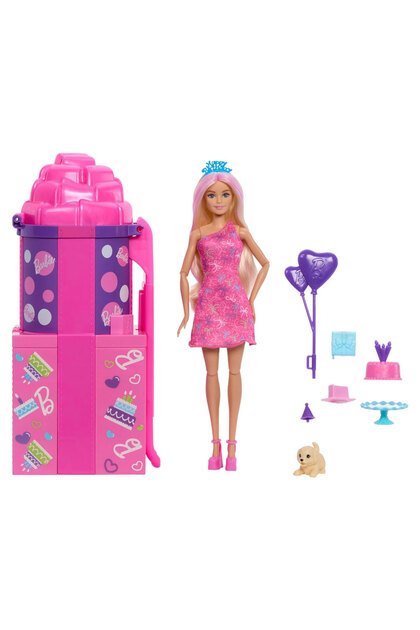 Barbie Party Unboxed Parti Sürprizi Doğumgünü JKF66 - Fiyatı