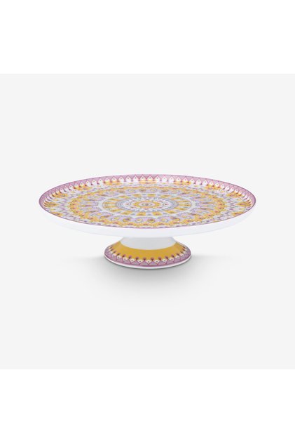 Lily & Lotus Yellow Porcelain Cake Stand 21 cm