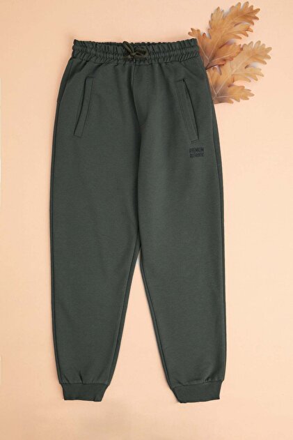 Elastic Waistband Letter Printed Boys Jogger Sweatpants