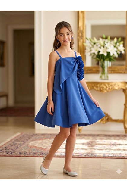 graduation dress for tweens Shop Ombre Blue Ball Gown For Girls, Flower Girl Dress, Junior Bridesmaid, Pageant Dress For Girls, Graduation Dress, Toddler Tutu Dress, Puffy - main image 1
