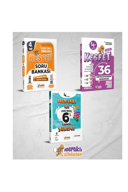 【しるばー】購入ページ④/4 meraklı zihinler 4.SINIF TÜM DERSLER+36 HAFTALIK KAZANIM DENEMESİ+