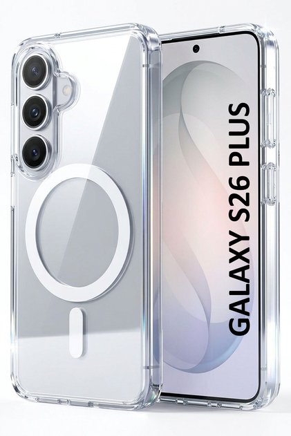Samsung Galaxy S26 Plus Magsafe Özellikli Şeffaf Telefon Kılıfı
