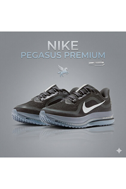 Nike Pegasus Premium Erkek Siyah Koşu Ve Yürüyüş Ayakkabısı