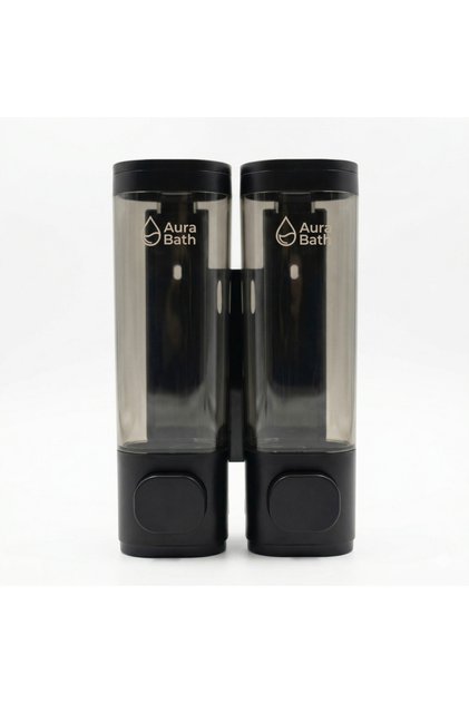 Wall-Mounted Practical Liquid Soap and Shampoo Dispenser for Kitchen and Bathroom - Luxury Design 2X300Ml