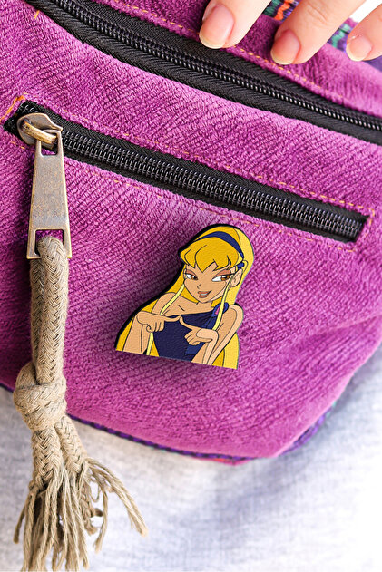 Rozzy Lab Winx Club Stella Classic - Rozet - Broş - Yaka Çanta