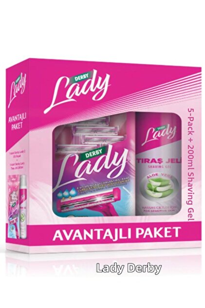 Lady Permatik Sachet 5 Li Shaving Gel Advantage Package