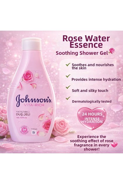 Vita-Rich Soothing Rose Water Shower Gel 400 ml