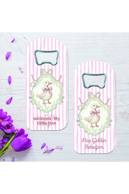 10 Pieces (with Card and Gelatin) Baby Birthday Gift Opener Magnet
