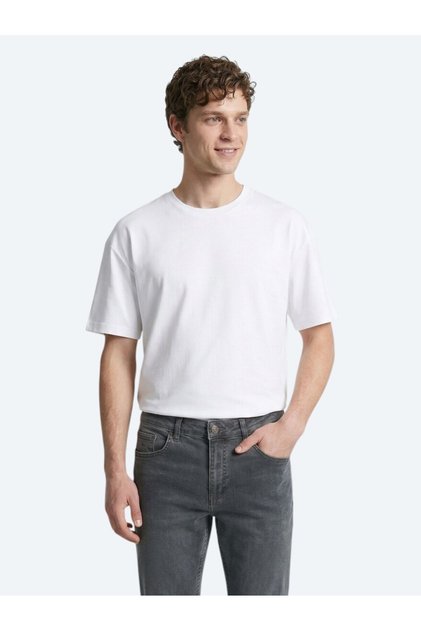 White Plain 100% Cotton T-Shirt