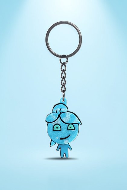 Water Girl Keychain