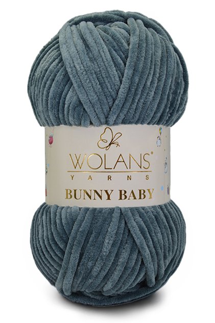 409 Dark Gray Soft Velvet Bunny Baby 100Gr 120Mt -/ Knitting Yarn Velvet Yarn Blanket Yarn