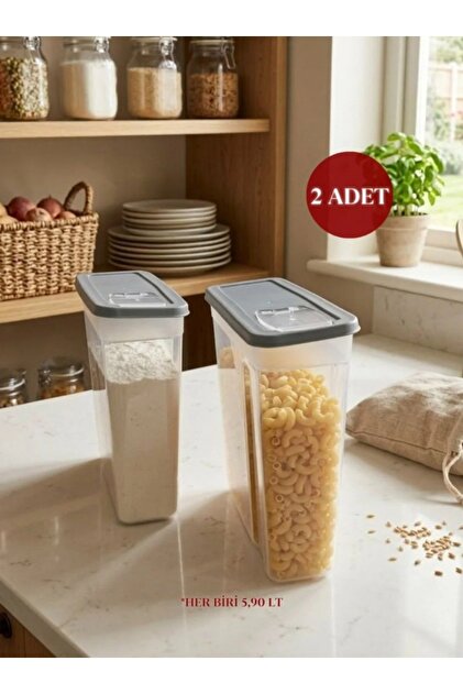 Okyanus Home Sandy Saklama Kabı 2 Adet Şeffaf 5,90 Lt - Fiyatı