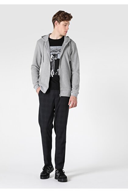 Regular Fit Men's Gray Jacket