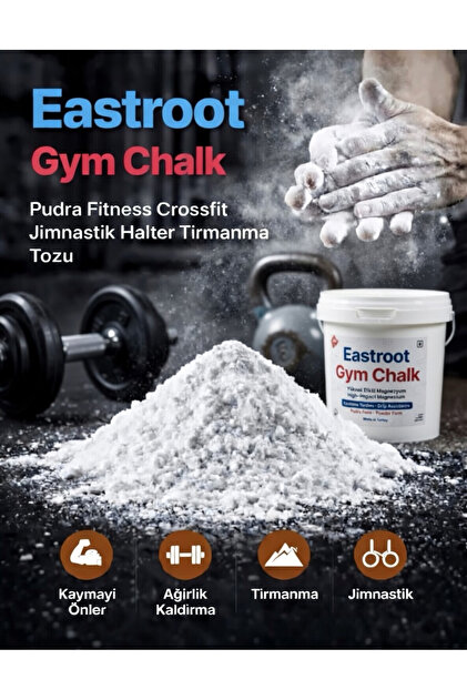 Magnezyum Tozu Dağ Tırmanma Gym Chalk 100 gram ( HALTER, CROSSFİT ) Fitnes Jimnastik Pudra , pole