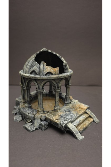 14 x 12 cm Sürüngen ve Kemirgenler İçin Teraryum Dekor, ELFENSCHALE, %100 EL BOYAMASI