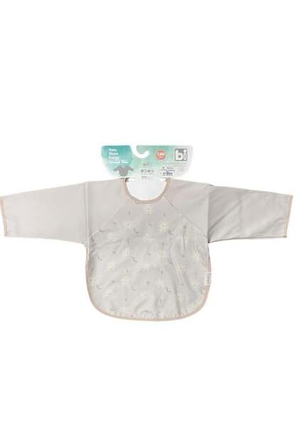 Beige Little Daisy Sleeves Oilcloth Apron
