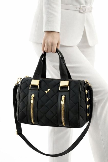 Women's Cylinder Model Hand and Shoulder Bag