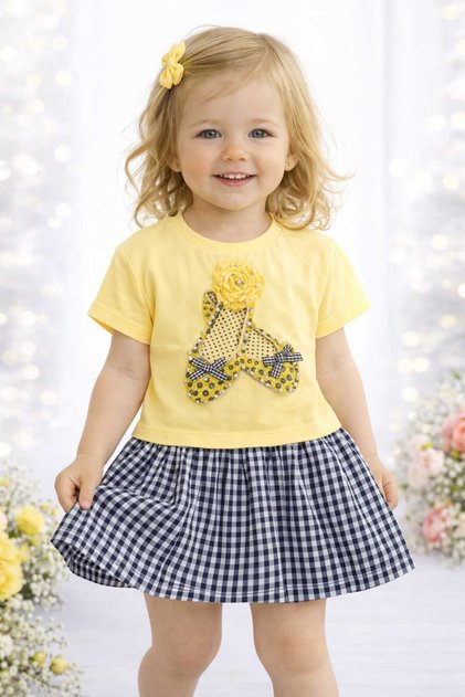 Babetli Bow Dress (9-12/18/24 Months)