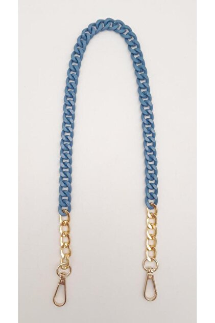 Angel Bag Accessory Colorful Metal 60 cm Hook Chain Jeans Blue