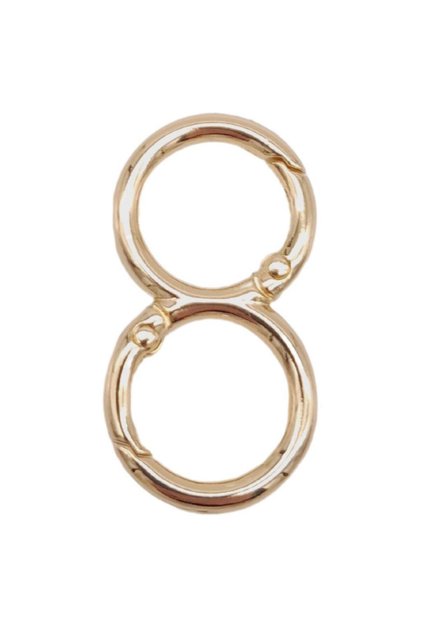 Angel Bag Accessory 8 Model Light Gold Color Spring Ring 1 Piece