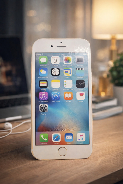 iPhone 6s Telefon Görünümlü Karton Figür Eğlenceli Gerçekçi 1 Adet
