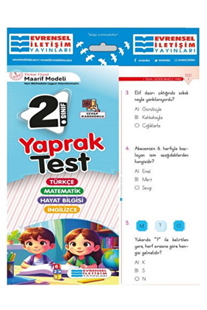 Evrensel İletişim Yayınları Evrensel İletişim 2. Sınıf Tüm Dersler
