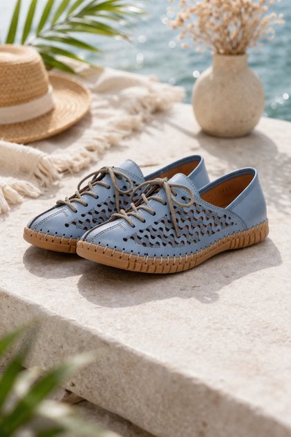 Genuine Leather Women's Shoes Model Name: Aqualis