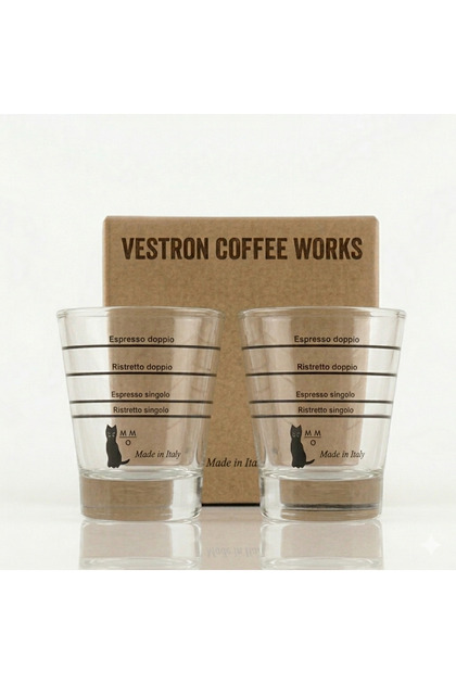 Espresso Kahve Ölçü Ve Shot Bardağı 60 ML Set 2 Adet