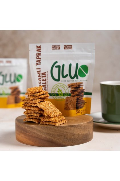 Glutensiz Susamlı Yaprak Galeta