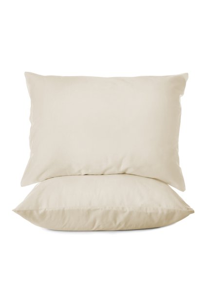 100% Cotton Satin 200 Tc (80 Thread) Set of 2 Pillowcases - 50X70 cm
