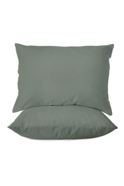 100% Cotton Satin 200 Tc (80 Thread) Set of 2 Pillowcases - 50X70 cm