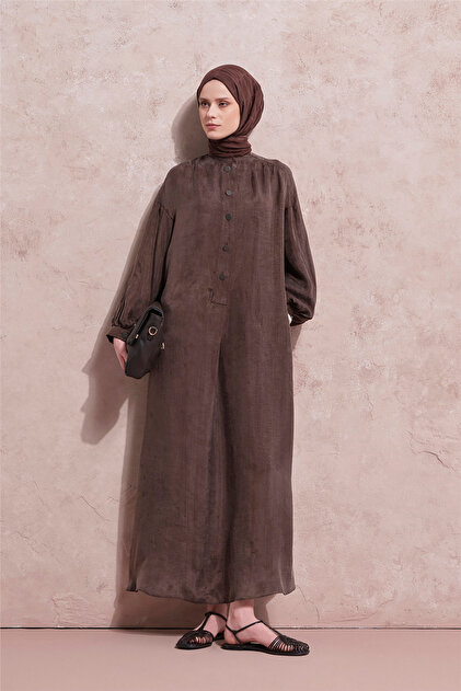 Armine Oversize Kupra Elbise Kakao - Fiyatı, Yorumları