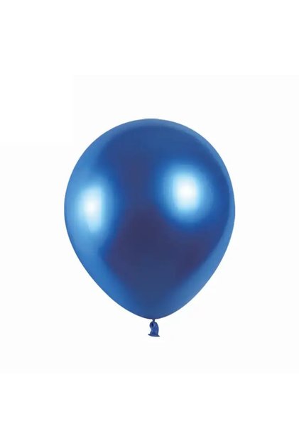 Set 50 Baloane Latex 30 cm Crom – Bleumarin