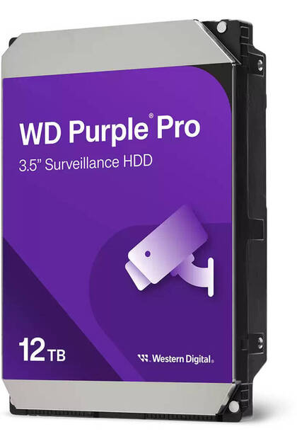 قرص صلب داخلي بسعة 12 تيرابايت من نوع Purple Pro