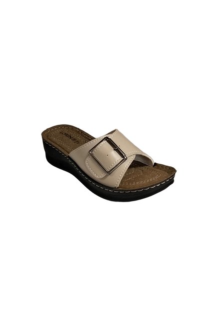 Lorin Daily Comfortable Stylish Lightweight Women's Slippers with Buckle Detail