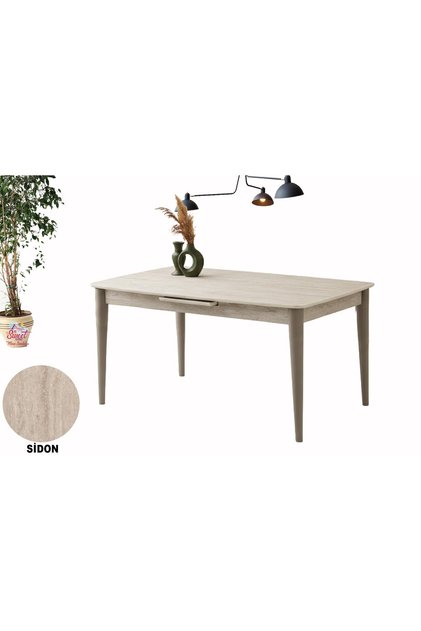 60X100 Ortadan Açılır MDF Mutfak,Salon,Yemek Odası Masası