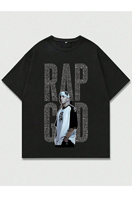 Adrift Eminem - The Marshall Mathers LP Tasarımlı Unisex Oversize