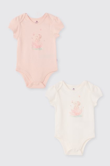 Newborn 2-Piece Ecru Body Set