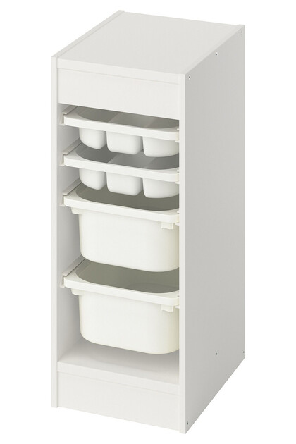 IKEA Beyaz Dayanıklı Saklama Ünitesi 34x44x56 cm Çocuk Odası
