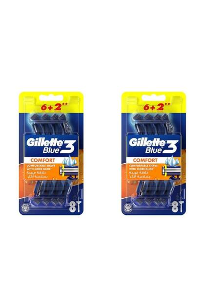 Blue 3 Razor Blades 6 + 2 Li Blister Comfort - 2 Pieces