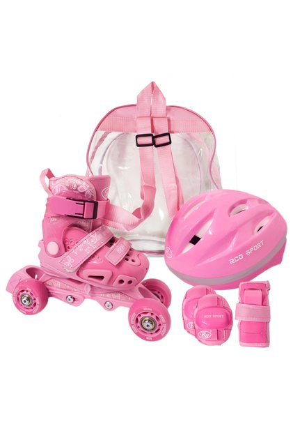 Set role reglabile pentru copii cu pozitionarea multipla a rotilor,Echipament protectie,marime 26-30