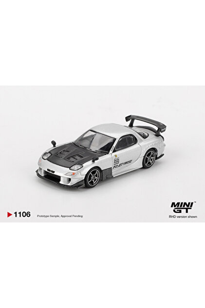 HOT WHEELS Mini GT Mini GT 1/64 Mazda RX-7 RE-Amemiya Silver