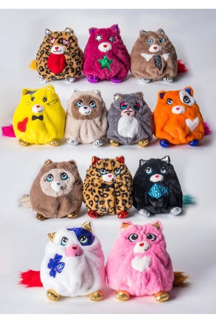 Sürpriz Kutulu Peluş Kedi Figürleri - Sıkıştırılabilir Yumuşak ÇOCUK Oyuncak Seri